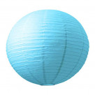 Абажур из рисовой бумаги MA-15-015 (15 см, голубой)