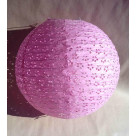Китайский абажур-фонарик из рисовой бумаги MF-3 (30 см, розовый)
