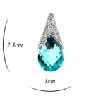 Серьги с кристаллами Сваровски KP-13561 Серьги с кристаллами Сваровски KP-13561