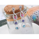 Серьги с кристаллами Сваровски KP-17982 Серьги с кристаллами Сваровски KP-17982