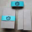 Приглашение в конверте с ошейником